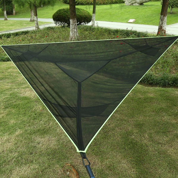 Large Triangle Aerial Camping Tree Hammock - Multi Person Portabl