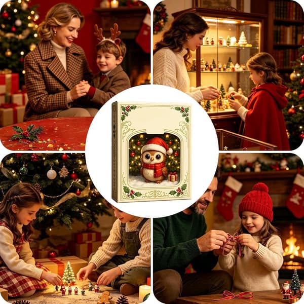 Julekalender, Mini Uglefigur, Julekalenderleke