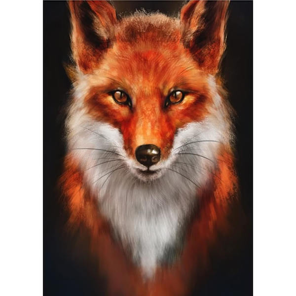 30 x 40 cm DIY 5D Diamond Painting Fox C