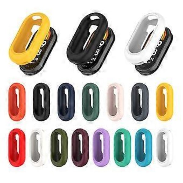 Silikonskal Förbättrar Skydd Armbands Skydd Mjukt Silikonskydd Flexibelt Silikonskydd för Band 9 9NFC Armégrön Army green