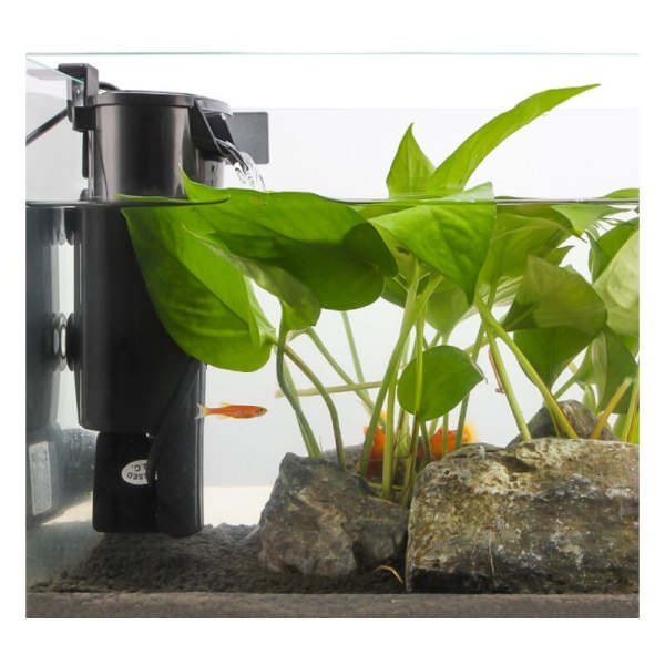 Lavt vannstandsfilter Small Fish Tank Filter Aquarium Water Puri