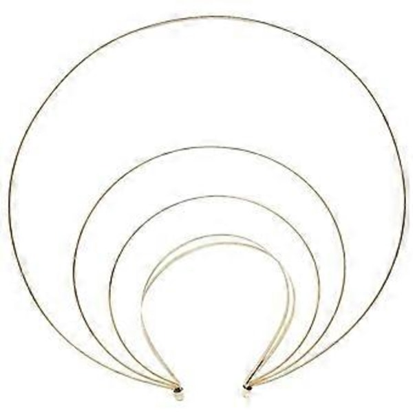 Elegant Brudekrone Hårbøyle Bryllup Hodebånd Fire Lag Tiaraer Hårbånd Kvinner Tilbehør Hodeplagg for Formell Fest KC gull KC gold