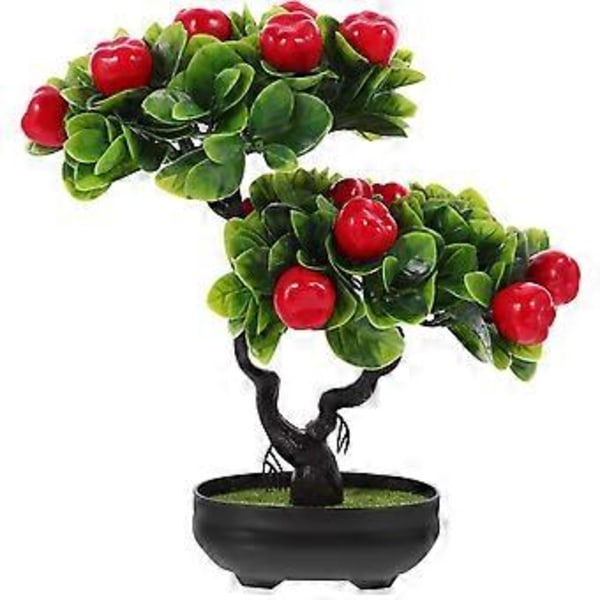 Keinotekoinen ruukkukasvi Hedelmäpuu Työpöydälle Teko Ruukkukasvi Hedelmäpuu Teko Bonsai Koriste As Shown 1
