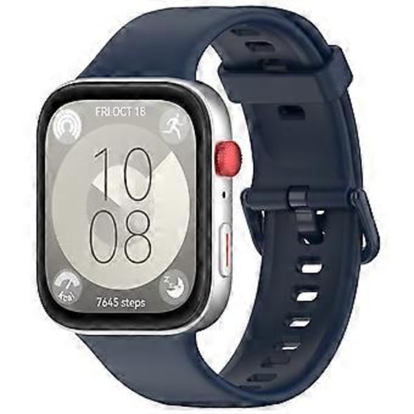 Huawei Watch Fit 3 -kellon korvaava ranneke, pehmeä silikoninen kellon ranneke Style M