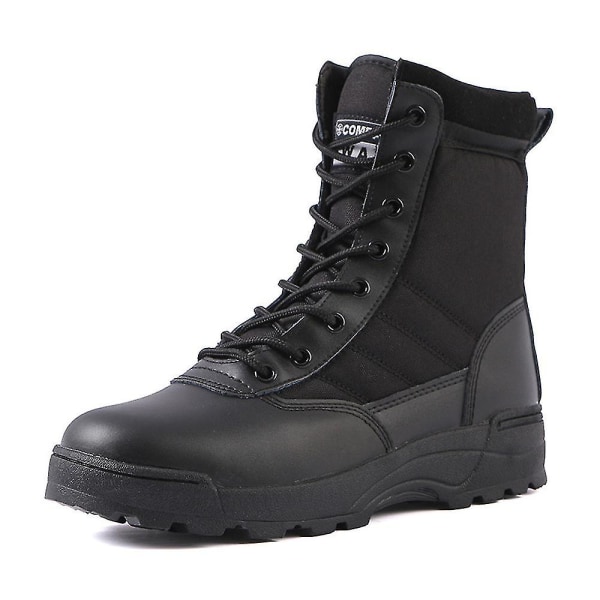 Herre High Top Combat Støvlerkomfortable Vandresko, åndbare Taktiske Støvler Til Udendørs.36.Sort
