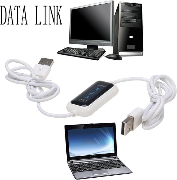 USB 2.0 PC til PC transmissions-/datakabel til computere, lap