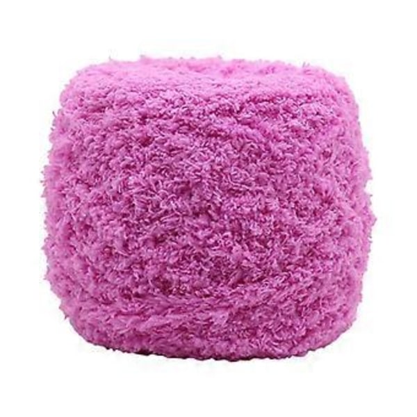 Koral Fløjl Garn til Strikning og Hækling, Tykt, Behageligt Varmt Garn Chunky Garn til Dukke Tasker Hatte Sweater DIY Håndværk Pink Pink