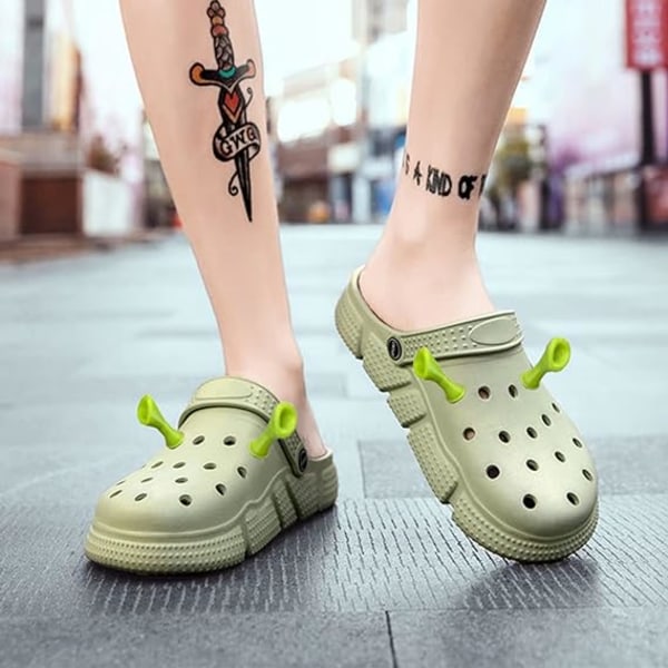 4x Øre til Crocs Sko Dekoration Distinkte Croc Tilbehør Par