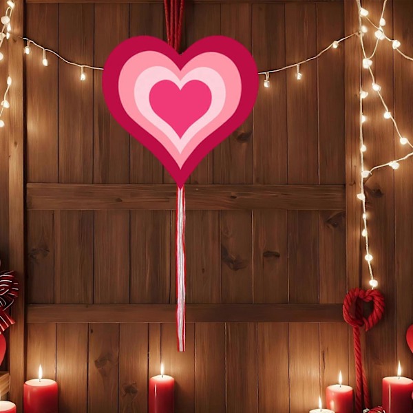 Valentinsdagsträdgårdsflagga Kärlek Filt Hängande Heminredning Valentinsdag Bröllopsdekoration Valentinsdagspresent B