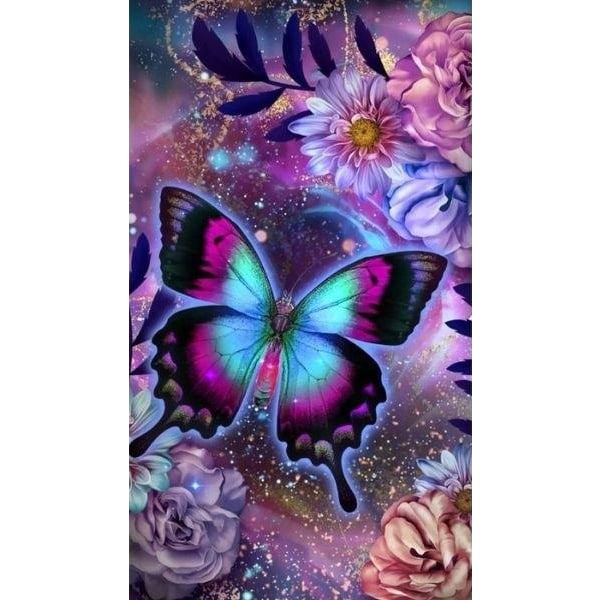 30x40cm 5D DIY Diamond Painting Full,Série de Papillon#D,DIY Diam