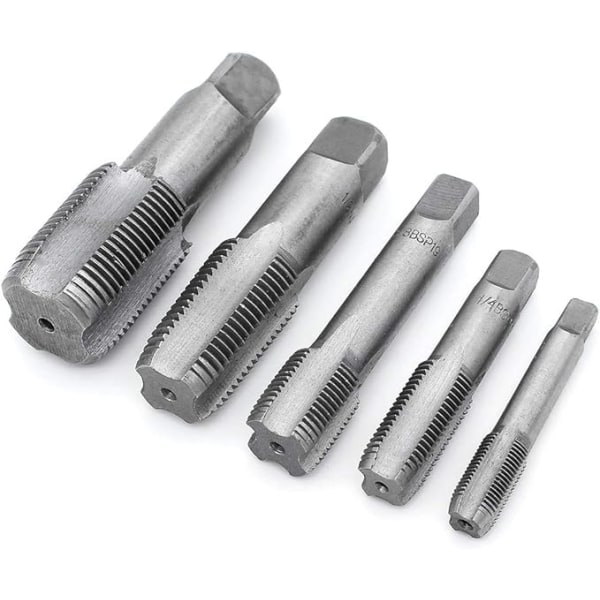 5 stk. BSP Rørgevind 55 Grader Tap G1/8 G1/4 G3/8 G1/2 G3/4