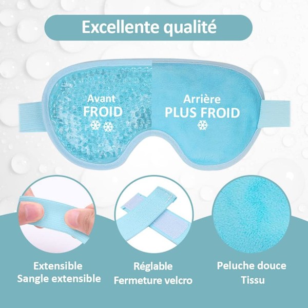 1PC Kall Ögonmask, Gel Ögonmask Puffy, Mörka Ringar, Migrän Reu
