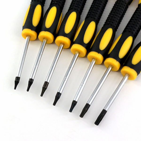 7 st, Professionell Precisionsskruvmejsel/Stjärna/Magnetisk, T3 T4 T5 T