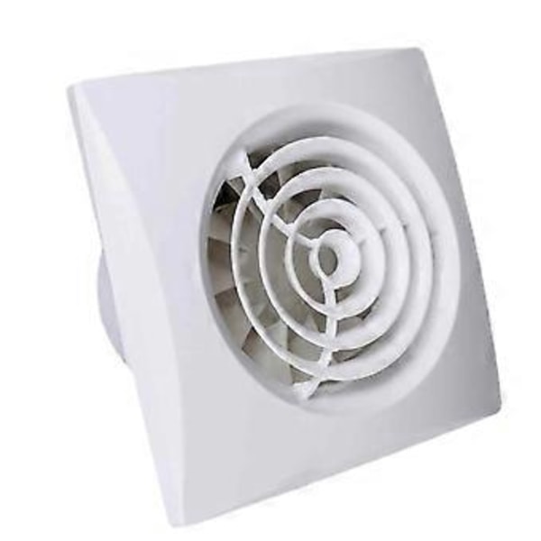 100mm Ventilator Badeværelse - Aftræksventilator til Væg og Loft