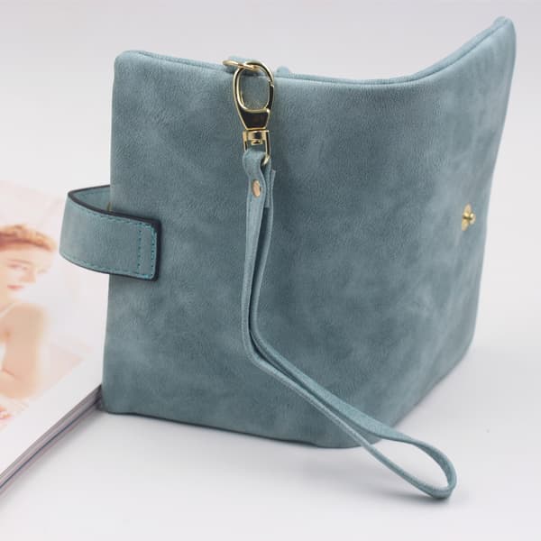Frostet Lommebok Tri-Fold Multi-Kortholder - Svart