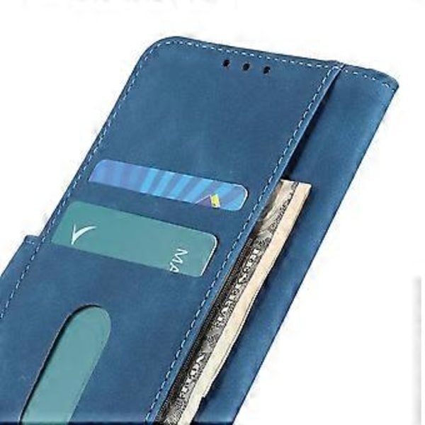 Retro Tekstur Læder Etui Til OnePlus CE 2 Lite 5G Blue