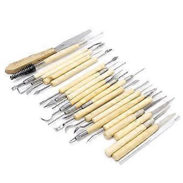 1 pakkaus Keramiikkasavi Veistotyökalusetti (22 kpl) 22pcs