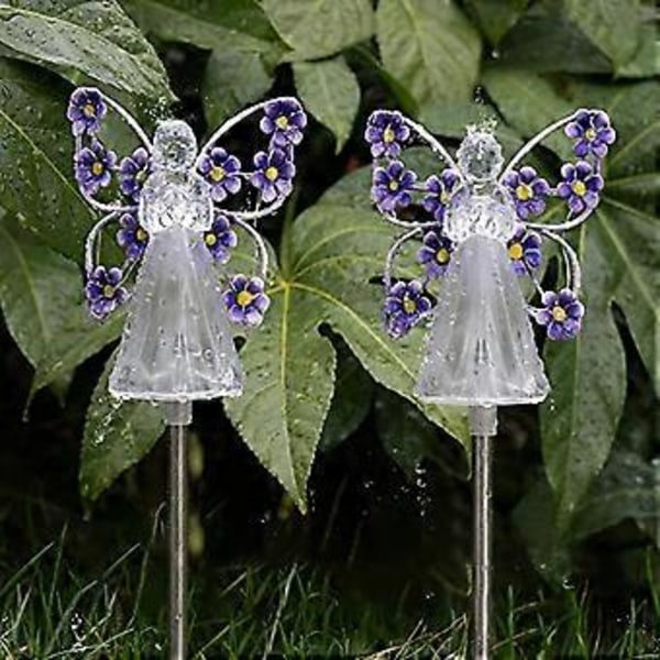 LED Lys Solcellefigurer Solcelledrevet Utendørsbelysning Solcelle Hagelampe Plendekorasjoner