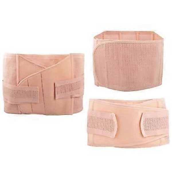 Postpartum Stödbälte Ryggstöd Mageband Shapewear (B XL) B XL