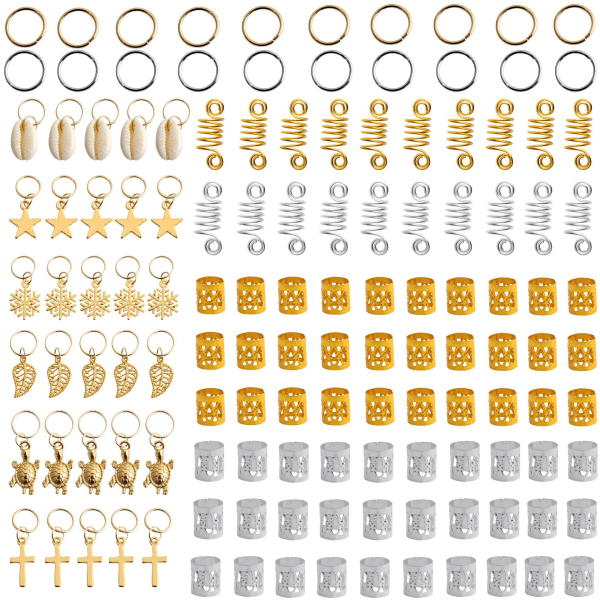 150 stycken aluminiumfolie hårtillbehör set