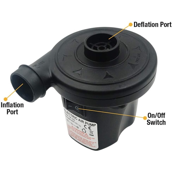 220-240V/150W Elektrisk luftpump för uppblåsbar pool (Europa
