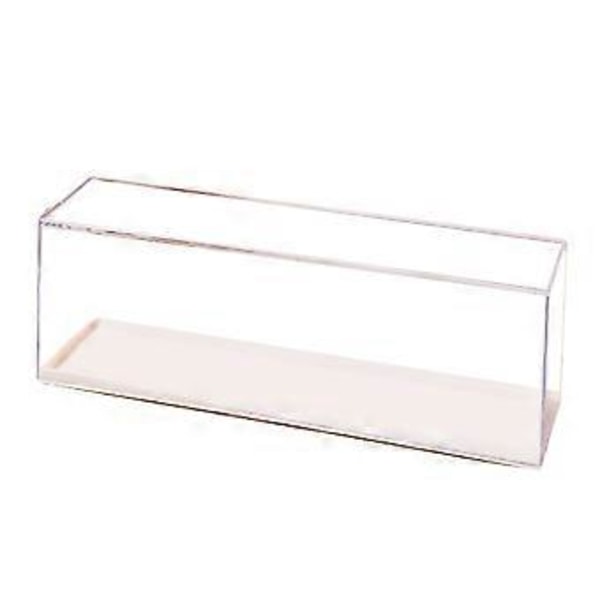 Minifiguurien Vitriini Läpinäkyvä PET-muovinen Esittelykotelo Rakennuspalikka Toimintahahmo Leluille White
