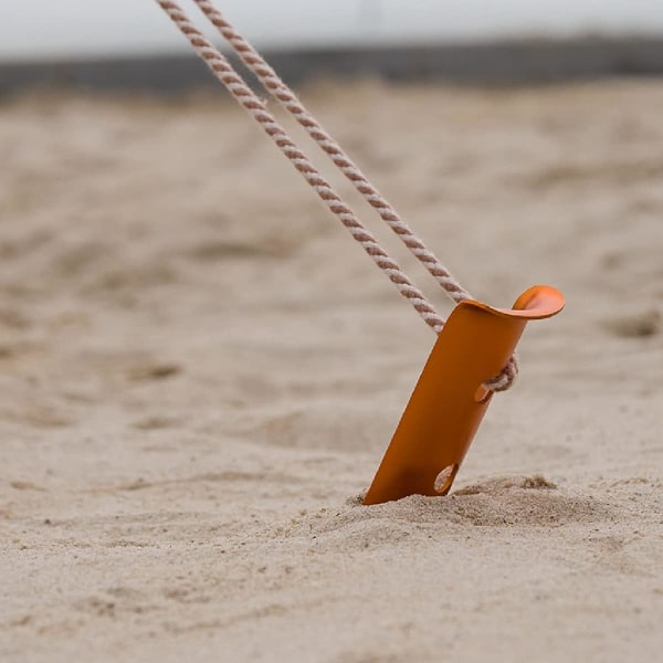 Aluminiumlegering teltplugger U-formet sandplugger 31cm plugger 6 stykker fo