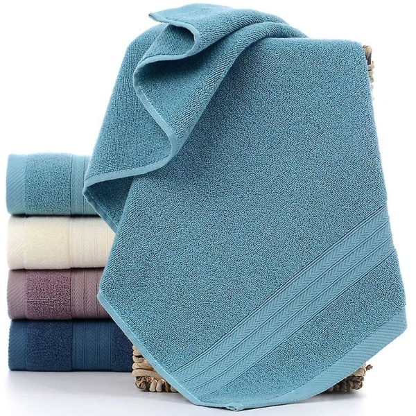 Ultra absorberende og bløde bomulds håndklæder (4-pak, 34*73cm) til bad