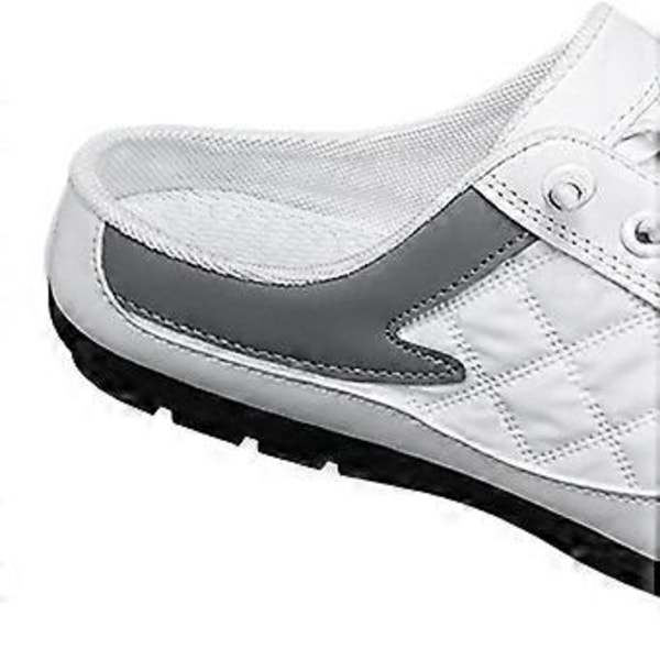 Herr Slip-on Mule Sneakers Herr Clipper Halkfria Tofflor Låg Topp Casual Sportskor Loafers Rygglösa Sneakers för Byxor Vår Sommar Arbete(39) 39