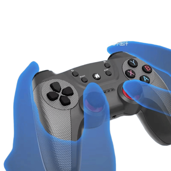2.4G Trådløs Spillkontroller for Android, PS3, PC, TV, Mobil og Steam-spill Blue