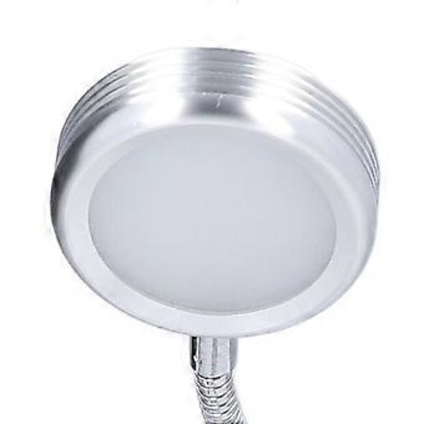 Klype Skrivebordslampe 10 Gir Justerbar LED Dobbel Hodet Svanehals Bordlampe Leselampe for Soverom