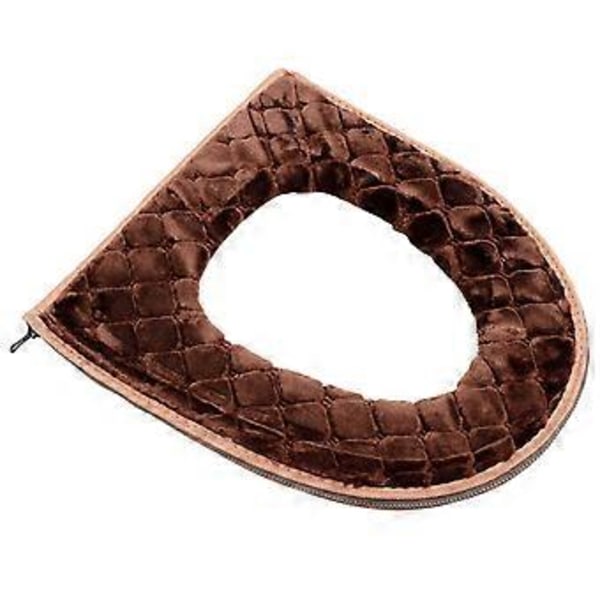 1 st Smidig Förtjockad Toalettsitsöverdrag Allmänt Toalettsitsöverdrag Brown