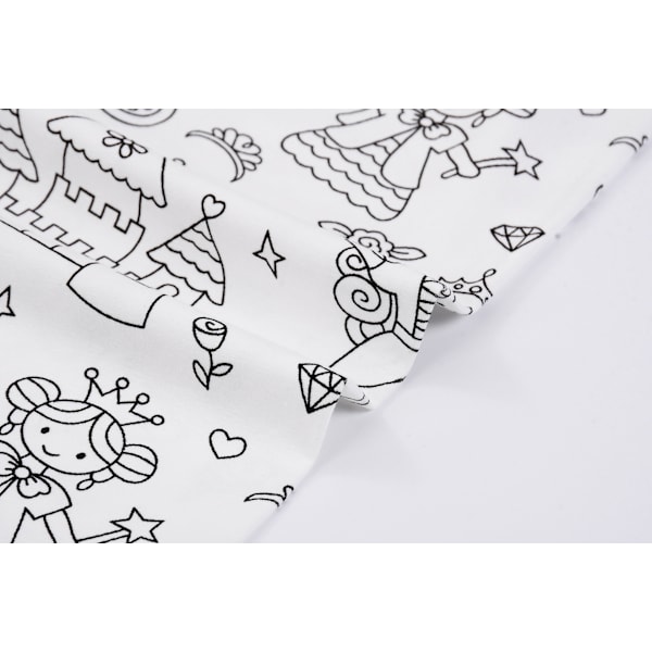 Kreative Børns DIY Graffiti Pyjamas Hjemmetøjssæt, en gave til drenge og piger til at male deres egne pyjamasfarver med 5T