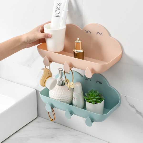 Kreativ Toilet Hylde Fri Stansning Lim Badeværelse Væghængt Til