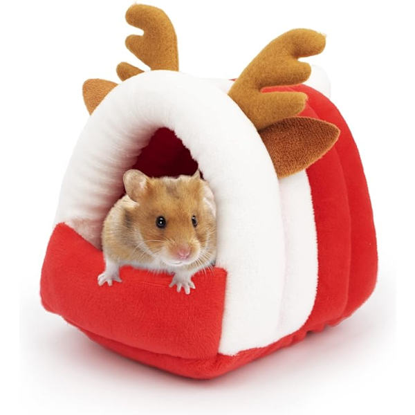 Hamsterin luolapeti Pieni eläimen talo Mini piilopaikka Lämmin pesä Pehmeä