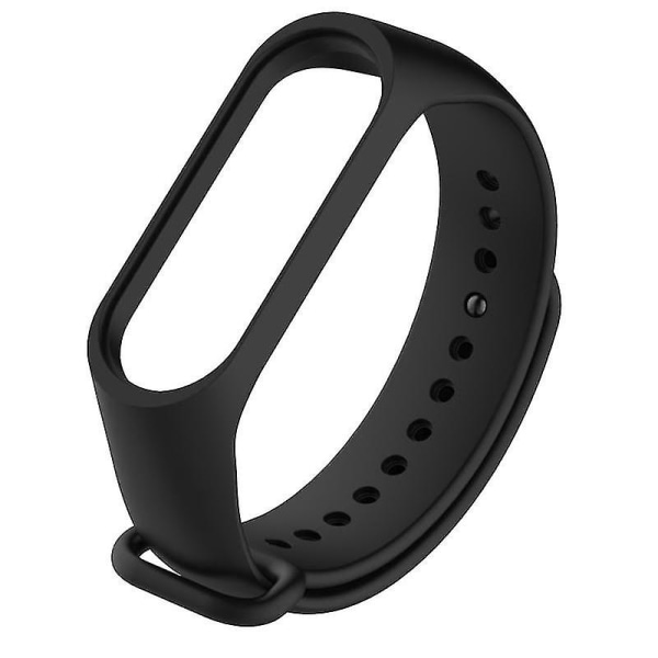 Älykäs rannekoru, yhteensopiva Xiaomi Mi Band 3 4 -silikonirannekkeen rannekoru. Harmaa.