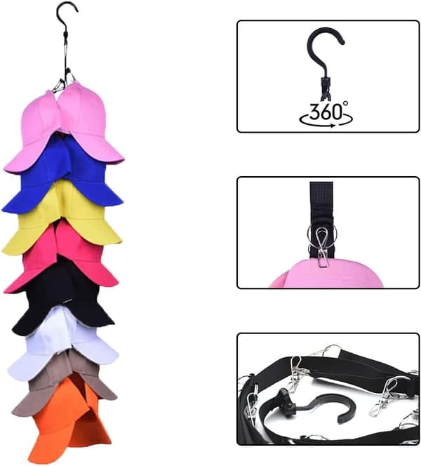 Cap Holder, Cap Organizer, Veggmontert Cap Organizer, Baseball C