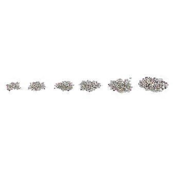 Nagelkonst Strass AB Klara Kristall Strass Kit för DIY Dekoration Sömnad Tyg Kläder Nagelkonst