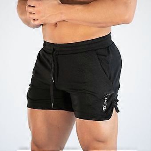 Träningsshorts för män Gymshorts Träning Bodybuilding Gym Sport Herr Casual Kläder grey 02 M