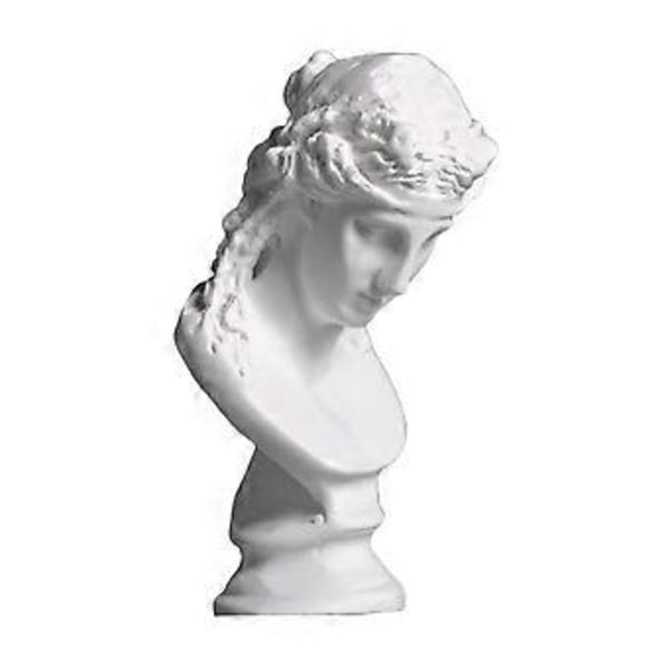 2.4 Tommers Klassisk Resin Gresk Hode Byste Statue Skulptur Figur Hjem Dekor Statue (Arias) Arias