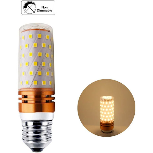 E27 LED 16W Varmvitt Ljus 3000K LED Lampa Majslampor 150W Incan