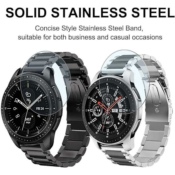 2-pak rustfrit stålrem til Samsung gear S2/gear sport 20mm