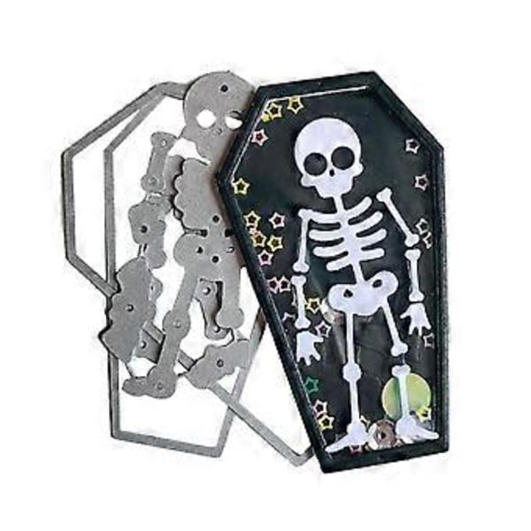 Halloween Kranie Kiste Metal Skære Dies Håndlavede Håndværk DIY Scrapbooking Prægning Forsyninger til Børn Piger MH505