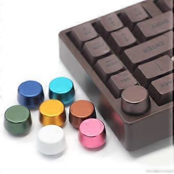 1 stk. Metall Dreieknapp for C65 FEKER IK65 Mekaniske Tastaturer Sensitiv Justering Profesjonell Bruk Gull Gold