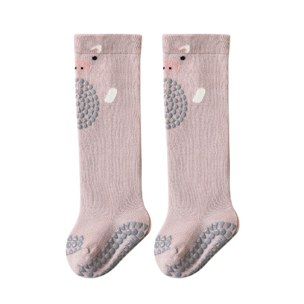 Rosa, ljusblå, M (1-3 år) 10-14cm2 färgade babystrumpor