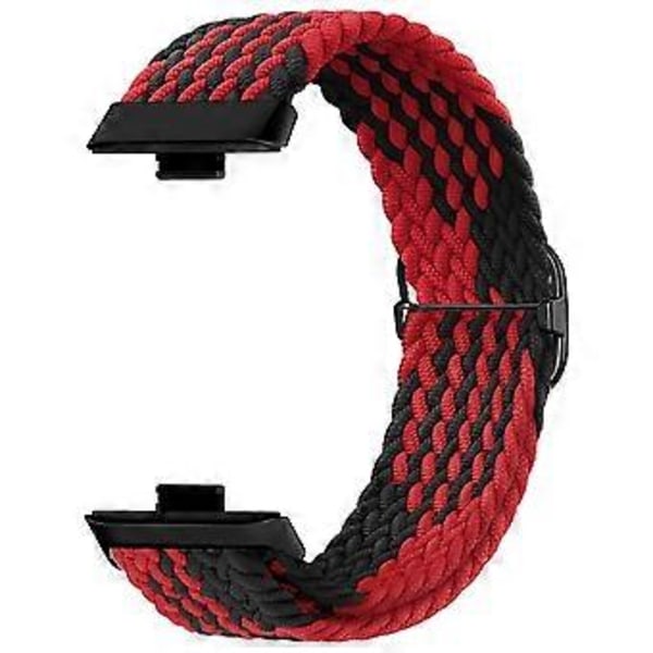 Justerbar flettet nylon urrem i vævet stil til Huawei Watch Fit 3 Style F