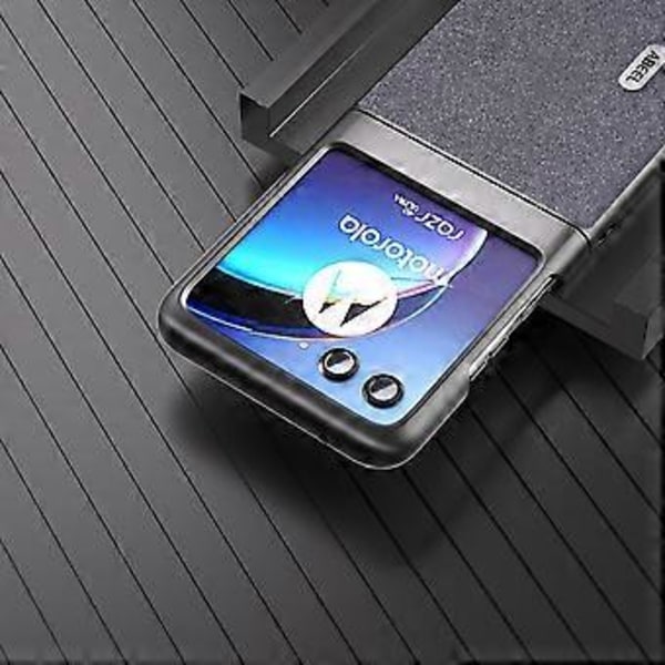 Glitter Sparkle Telefondeksel i PU-lær + PC Anti-Scratch Cover for Motorola Razr 40 Ultra 5G Style A
