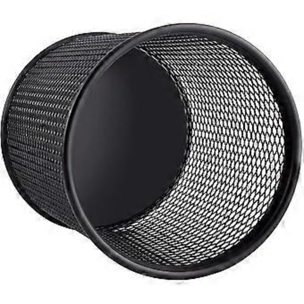 Snow Cooler Pennhållare Mesh Pennhållare Metall Pennhållare för Skrivbord Kontor Pennorganisatör Svart, 4-pack
