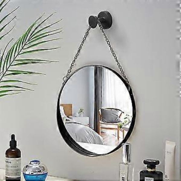 Nirvana Set med 2 Runda Rostfria Rockkrokar Svart Färg, Rockkrok Svartmålad Finish Väggmonterad, Handduksställ Modern Stil