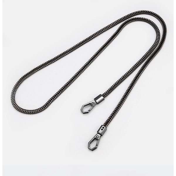 2 stk. (Lyse guld farve) 40cm lang metal tegnebog bælte kæde ro